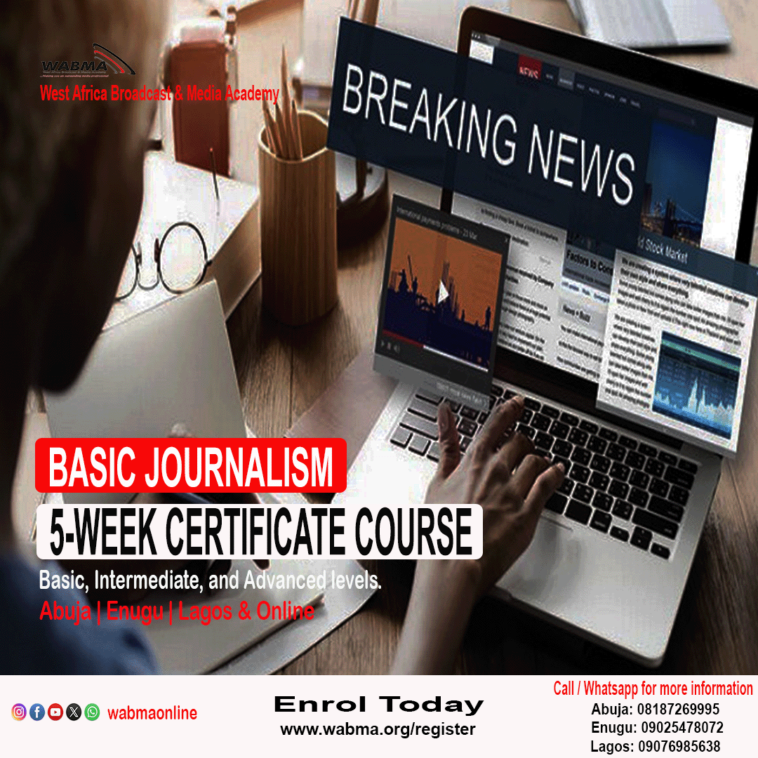 Basic Journalism (5-Week Certificate Course)